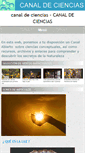 Mobile Screenshot of canaldeciencias.com